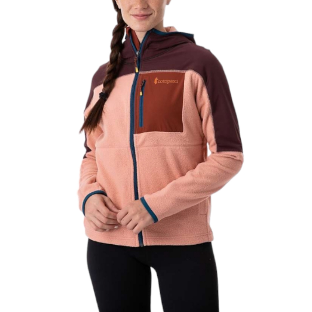 Cotopaxi Wine and Rosewood Abrazo Hooded Fleece Jacket